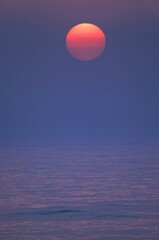 Beautiful romantic sunset background