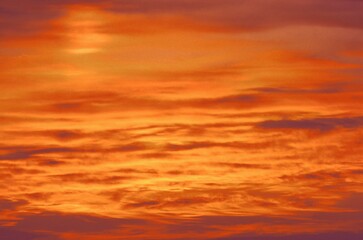 Beautiful romantic sunset background