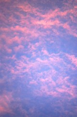 Beautiful romantic sunset background