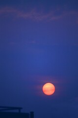 Beautiful romantic sunset background