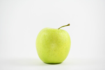 freshly picked organic yellow apple
