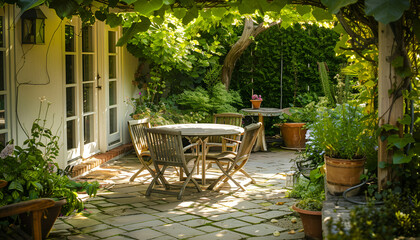 Obraz premium Garden patio