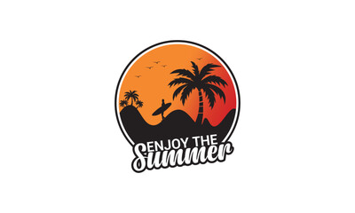 Enjoy The Summer T-Shirt Design