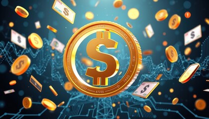 Digital currency and financial growth