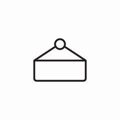 banner board icon sign vector