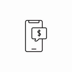 money online payment icon sign vector