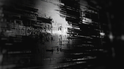 Obraz premium A black and white photo illustrating a computer screen