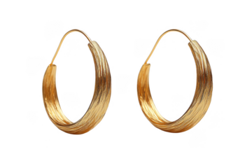 Threader Earrings isolated on transparent background, png file, no background png file