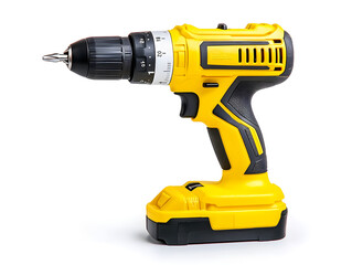 Power drill, isolated on white background