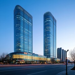 Obraz premium Beijing modern downtown