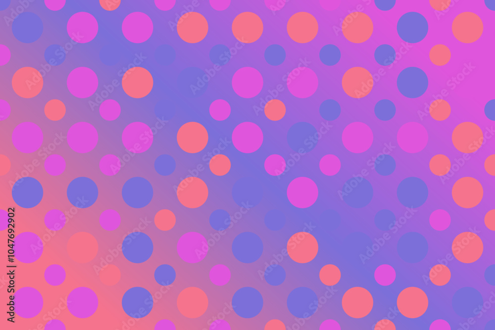 Poster gradient dot pattern background - colorful abstract vector graphic design