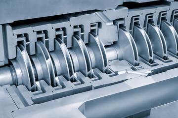 High pressure multistage pump compressor for pumping of water, fuel, oil and oil products