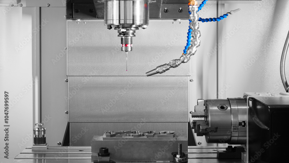 Poster quality control on milling cnc machine, coordinate measuring machine, quality control machine