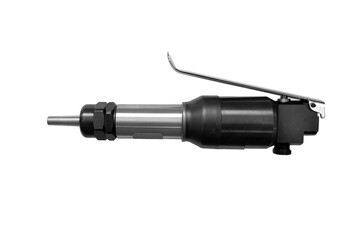 Pneumatic impact wrench. Pistol type pneumatic impact wrench. Construction tool. Pneumatic tool.