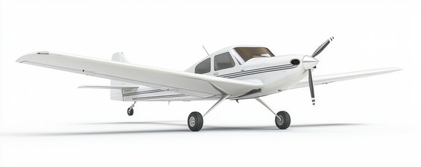 Aircraft shown in side view against a pristine white background.