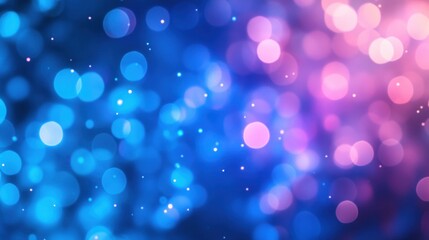 Obraz premium Abstract Bokeh Light Overlay on a Gradient Background
