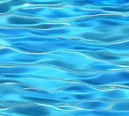 Blue wave Water background with sun glare bright light holiday sea playful and chaotic abstract illustration perfect for summer Background High quality 8k.generative ai	