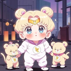 Obraz premium wallpaper cutejibi