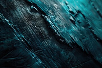 Close-up shot of a blue painting on a wall, suitable for interior design or art-related contexts