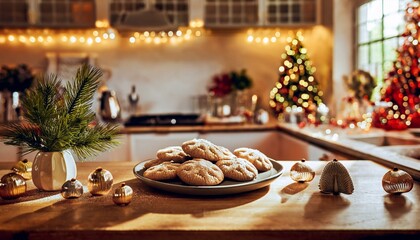 Fresh Kokosmakronen on a sunlit table, surrounded by festive decor, ready for Christmas joy.