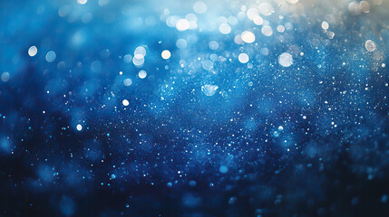 Obraz premium Royal, blue, gradient analog 35mm film backdrop, background, texture, wallpaper. Sparke, sparkling, shiny. Filter, template. Light or dust leak, abstract, retro, vintage, blurred, rays