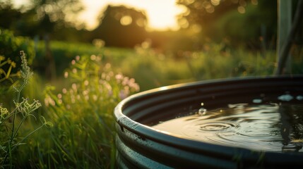 A farmer provides sustainability tips to a mother regarding water use and eco-friendly practices on a farm, focusing on organic agriculture and environmental conservation