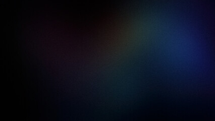 A dark abstract gradient with deep shades of blue, green, and subtle hints of brown. The grainy texture creates a perfect atmospheric 4K background for designs