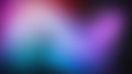 A vibrant abstract gradient with a smooth blend of purple, blue, and red tones, featuring a grainy texture. Ideal for backgrounds, wallpapers, and digital designs