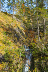 Wasserfall Pfanngraben Rotwand Alpen Bayern