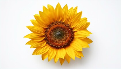 Fototapeta premium A vibrant sunflower blooms.
