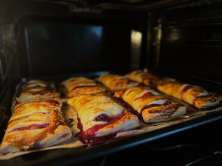 Freshly baked pastries straight from the oven