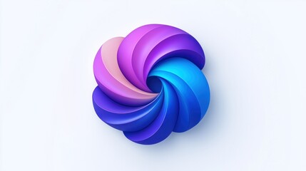 Vibrant ai-generated swirl background in high quality with minimalist aesthetic for modern designs and digital art