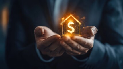 House & Money in Hands