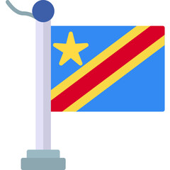 Democratic Republic Of Congo Icon