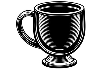  Wine Mug Isolated On White