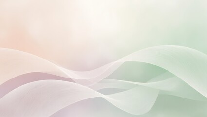 Obraz premium Abstract pastel background with wave. Generative Ai.