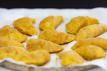 Traditional snack known as risoles, stuffed with minced meat and fried