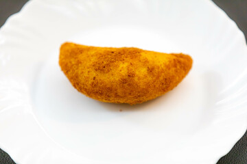 Traditional snack known as risoles, stuffed with minced meat and fried