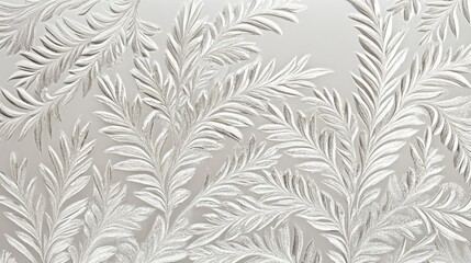 Fototapeta premium Elegant Leaf Pattern with Textured Background