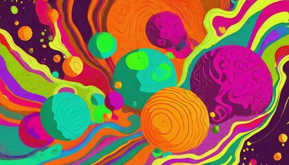 abstract background with circles