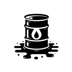 Oil barrel spill
