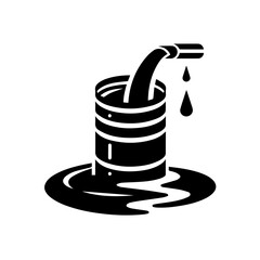Oil barrel spill