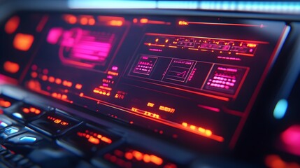 Advanced AI driven robotic system diagnosing and monitoring an electric vehicle in a futuristic workshop