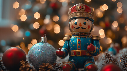 Tin toy soldier as a Christmas gift