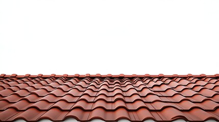 Fototapeta premium Red Roof Tile Mockup for Design Projects
