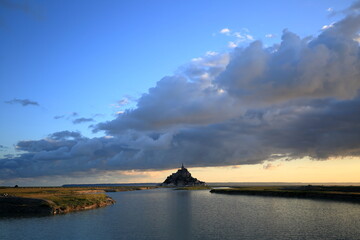 モンサンミッシェルの朝