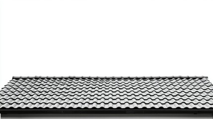 Isolated Mockup of a Hip Roof Design