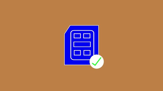 blue color card icon