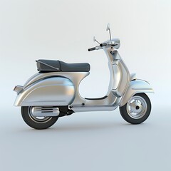 Scooter isolated on white background