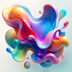 abstract colorful background, generative ai, ai generated